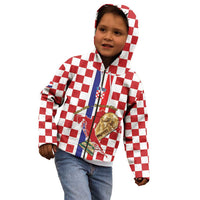 Custom Croatia Football Kid Hoodie Vatreni 2026 Ready For The World - Wonder Print Shop