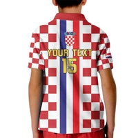 Custom Croatia Football Kid Polo Shirt Vatreni 2026 Ready For The World - Wonder Print Shop