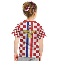 Custom Croatia Football Kid T Shirt Vatreni 2026 Ready For The World - Wonder Print Shop