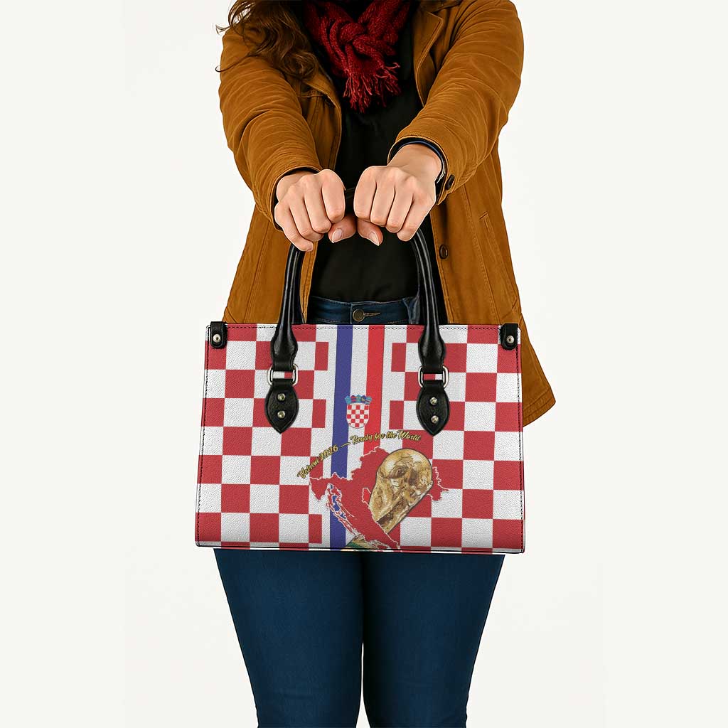 Croatia Football Leather Bag Vatreni 2026 Ready For The World - Wonder Print Shop