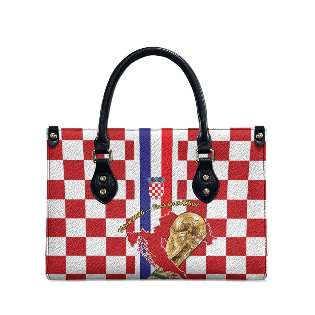 Croatia Football Leather Bag Vatreni 2026 Ready For The World - Wonder Print Shop