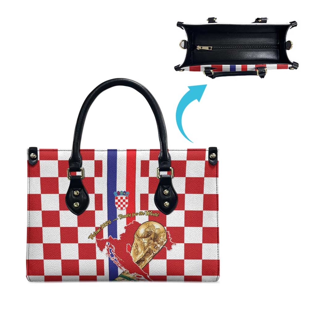 Croatia Football Leather Bag Vatreni 2026 Ready For The World - Wonder Print Shop