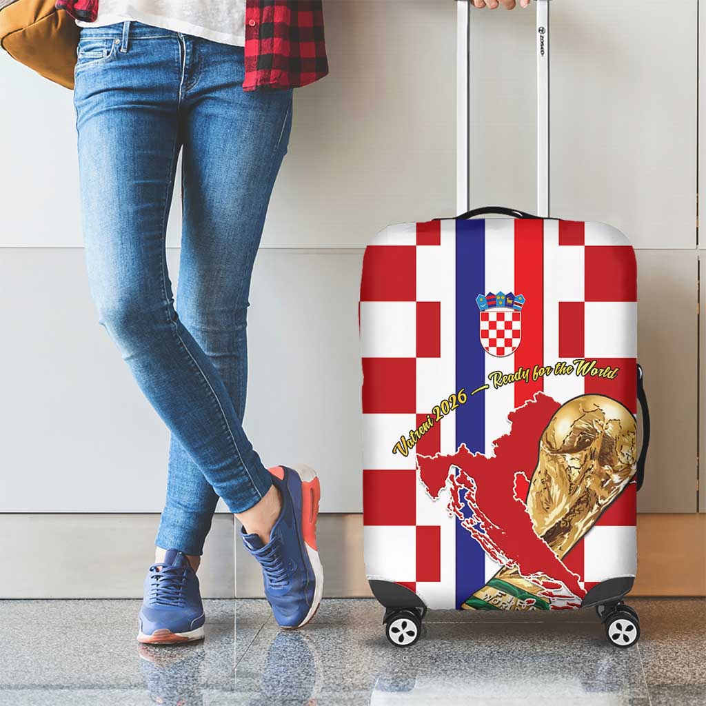 Croatia Football Luggage Cover Vatreni 2026 Ready For The World - Wonder Print Shop