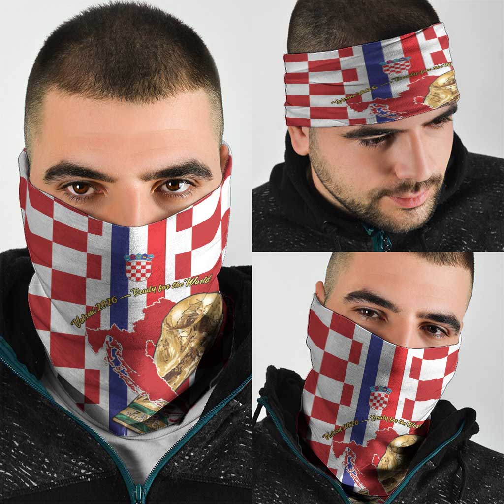Croatia Football Neck Gaiter Vatreni 2026 Ready For The World - Wonder Print Shop