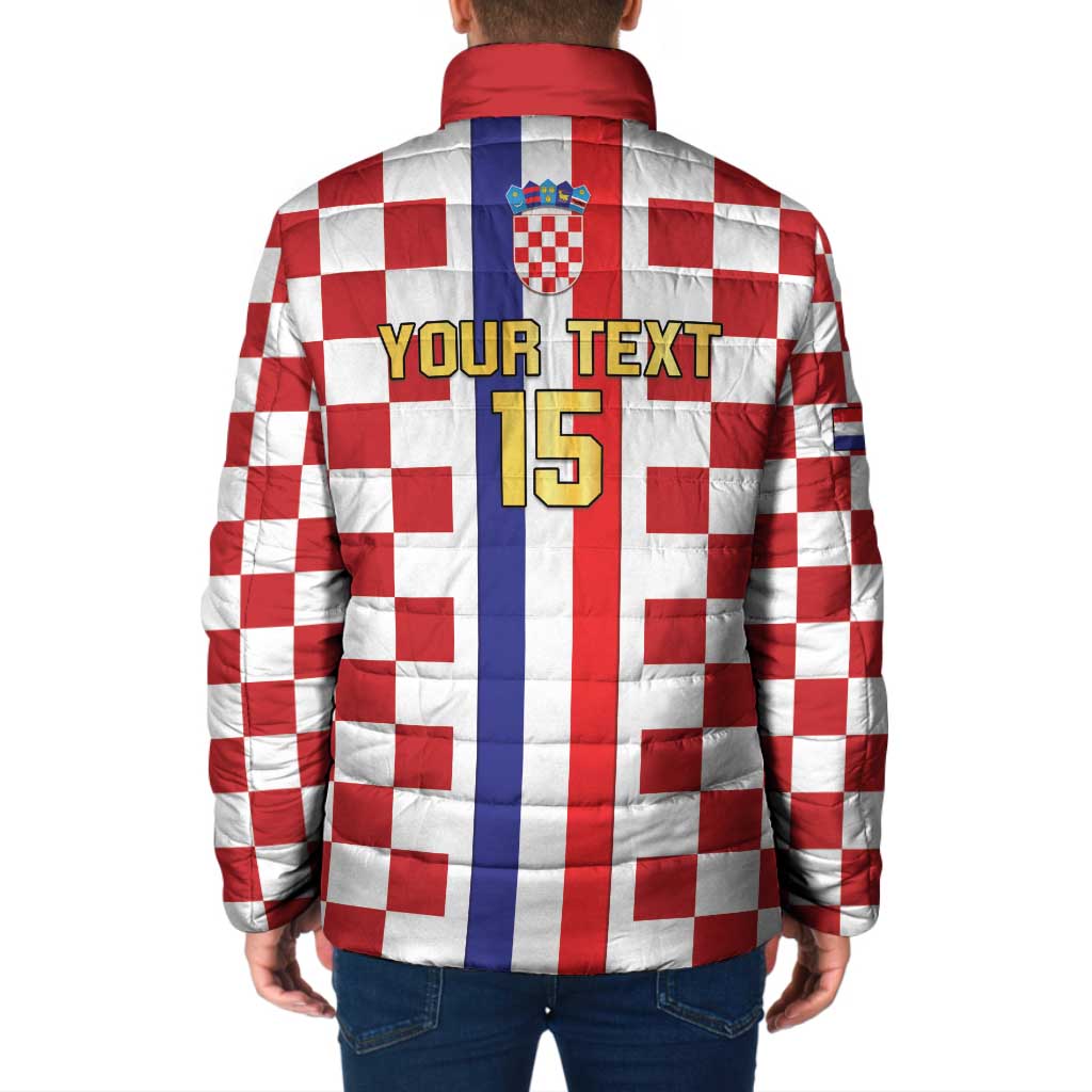 Custom Croatia Football Padded Jacket Vatreni 2026 Ready For The World - Wonder Print Shop