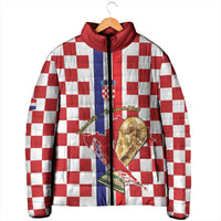 Custom Croatia Football Padded Jacket Vatreni 2026 Ready For The World - Wonder Print Shop