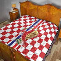 Croatia Football Quilt Vatreni 2026 Ready For The World - Wonder Print Shop