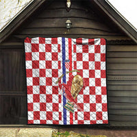 Croatia Football Quilt Vatreni 2026 Ready For The World - Wonder Print Shop