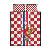 Croatia Football Quilt Bed Set Vatreni 2026 Ready For The World - Wonder Print Shop