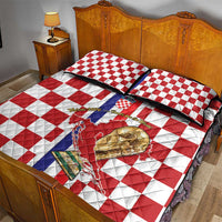 Croatia Football Quilt Bed Set Vatreni 2026 Ready For The World - Wonder Print Shop