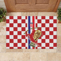 Croatia Football Rubber Doormat Vatreni 2026 Ready For The World - Wonder Print Shop