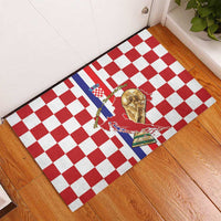Croatia Football Rubber Doormat Vatreni 2026 Ready For The World - Wonder Print Shop