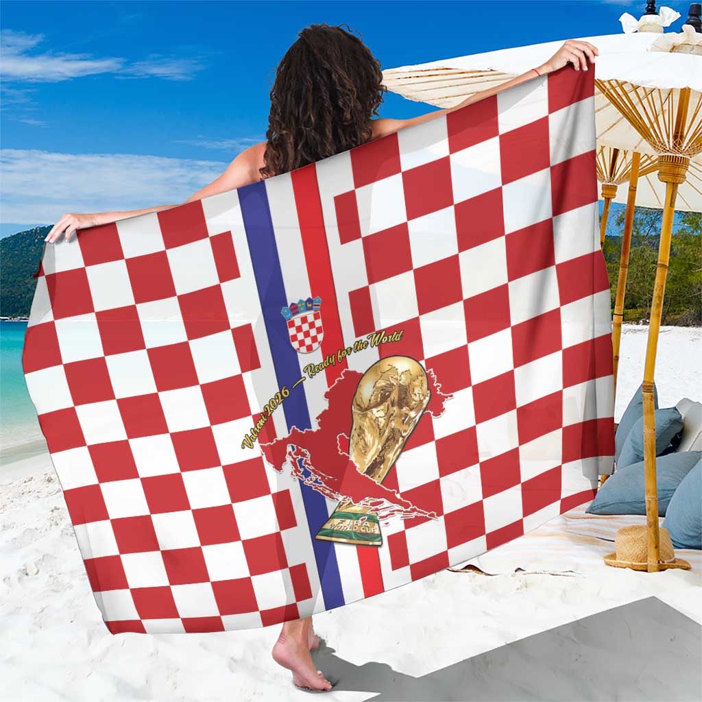 Croatia Football Sarong Vatreni 2026 Ready For The World - Wonder Print Shop