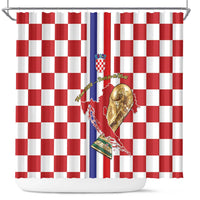 Croatia Football Shower Curtain Vatreni 2026 Ready For The World - Wonder Print Shop