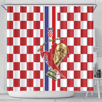 Croatia Football Shower Curtain Vatreni 2026 Ready For The World - Wonder Print Shop