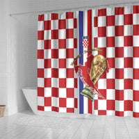 Croatia Football Shower Curtain Vatreni 2026 Ready For The World - Wonder Print Shop