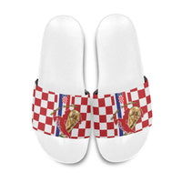 Croatia Football Slide Sandals Vatreni 2026 Ready For The World - Wonder Print Shop