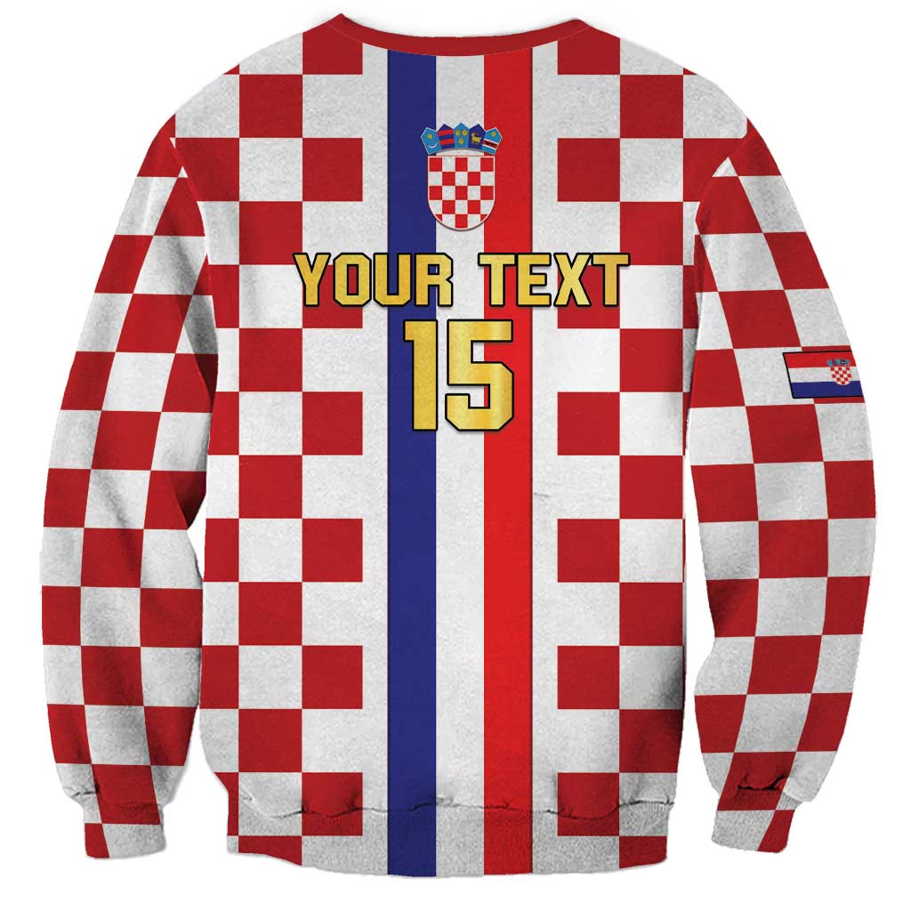 Custom Croatia Football Sweatshirt Vatreni 2026 Ready For The World - Wonder Print Shop