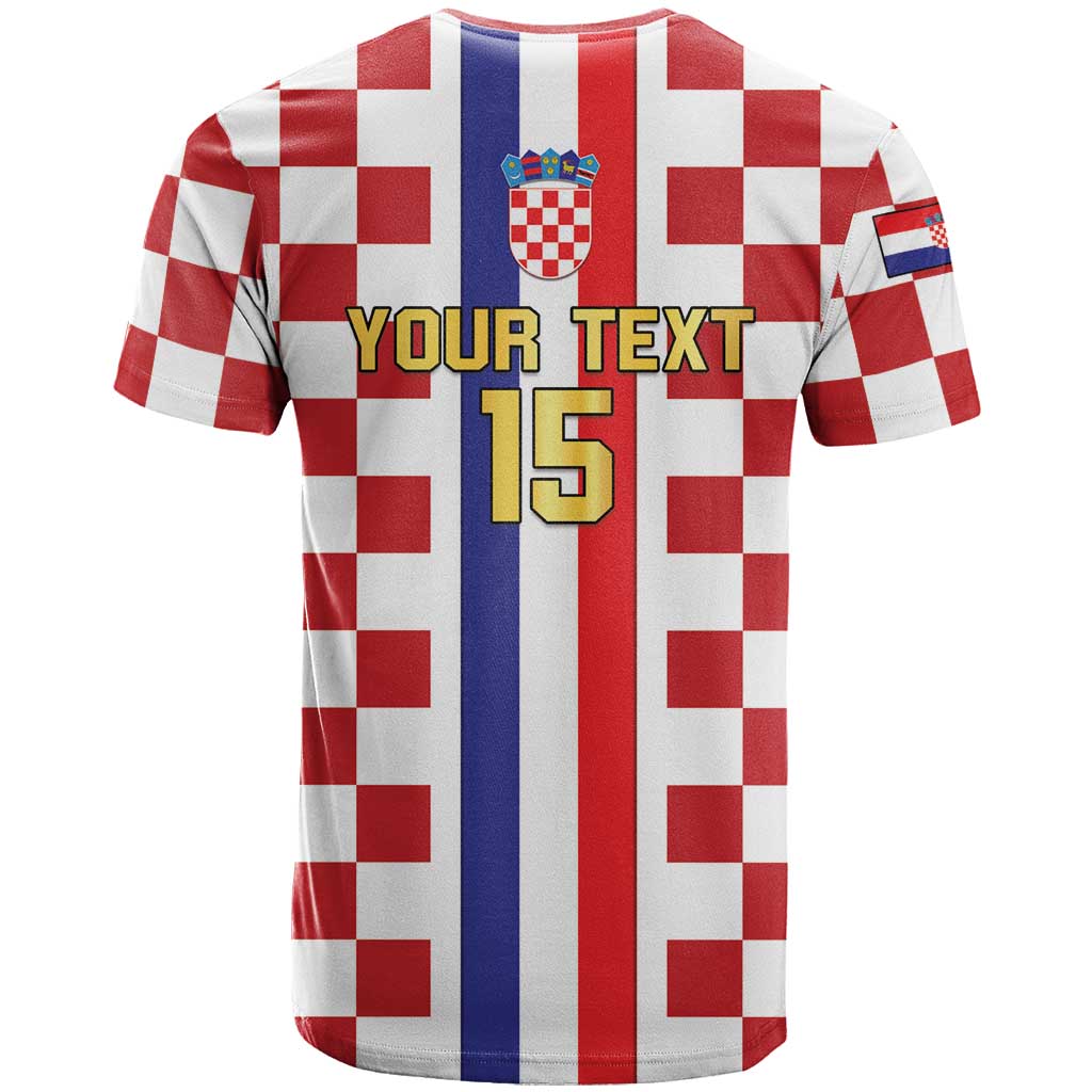 Custom Croatia Football T Shirt Vatreni 2026 Ready For The World - Wonder Print Shop