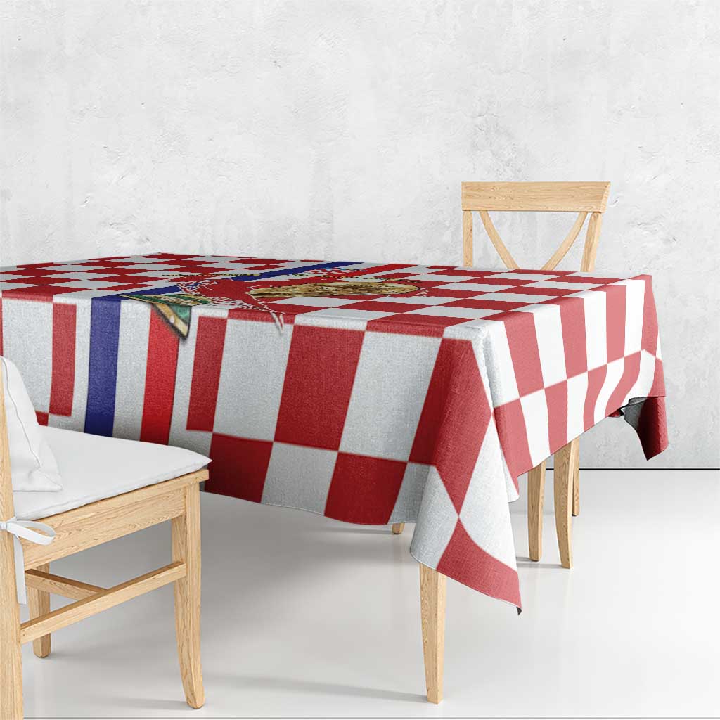 Croatia Football Tablecloth Vatreni 2026 Ready For The World - Wonder Print Shop