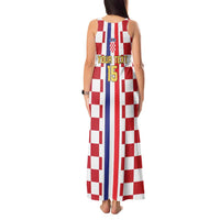 Custom Croatia Football Tank Maxi Dress Vatreni 2026 Ready For The World - Wonder Print Shop