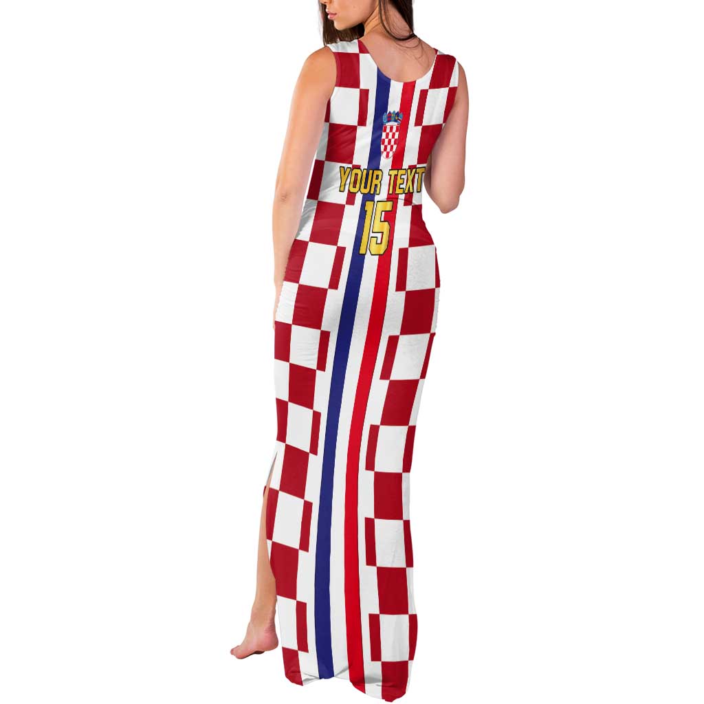 Custom Croatia Football Tank Maxi Dress Vatreni 2026 Ready For The World - Wonder Print Shop