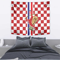 Croatia Football Tapestry Vatreni 2026 Ready For The World - Wonder Print Shop