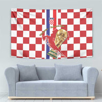 Croatia Football Tapestry Vatreni 2026 Ready For The World - Wonder Print Shop