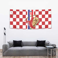 Croatia Football Tapestry Vatreni 2026 Ready For The World - Wonder Print Shop