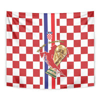 Croatia Football Tapestry Vatreni 2026 Ready For The World - Wonder Print Shop