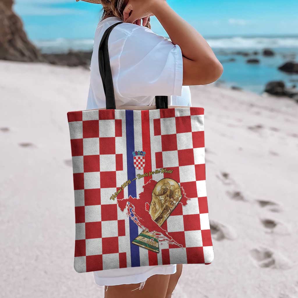 Croatia Football Tote Bag Vatreni 2026 Ready For The World - Wonder Print Shop