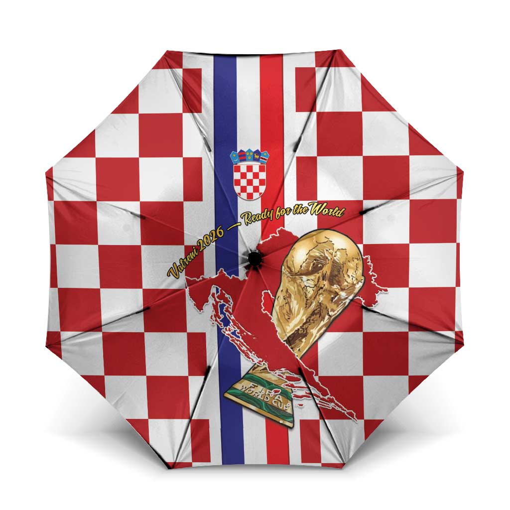 Croatia Football Umbrella Vatreni 2026 Ready For The World - Wonder Print Shop