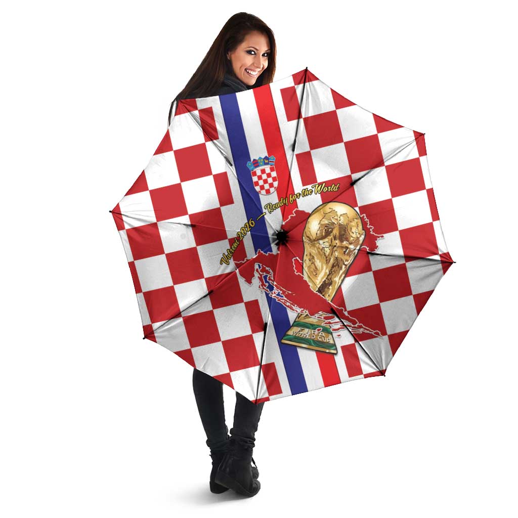 Croatia Football Umbrella Vatreni 2026 Ready For The World - Wonder Print Shop