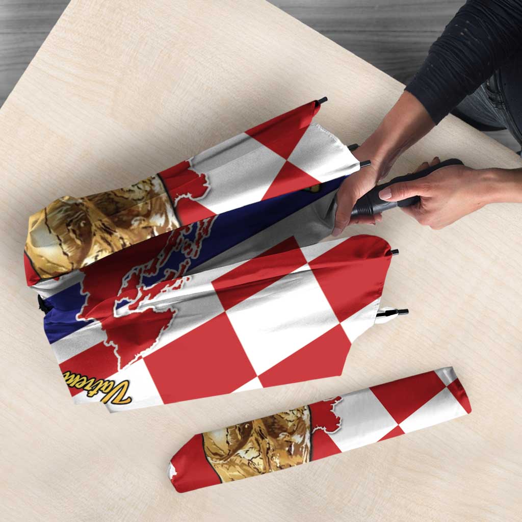 Croatia Football Umbrella Vatreni 2026 Ready For The World - Wonder Print Shop