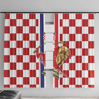 Croatia Football Window Curtain Vatreni 2026 Ready For The World - Wonder Print Shop