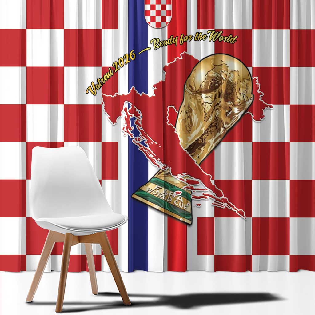 Croatia Football Window Curtain Vatreni 2026 Ready For The World - Wonder Print Shop