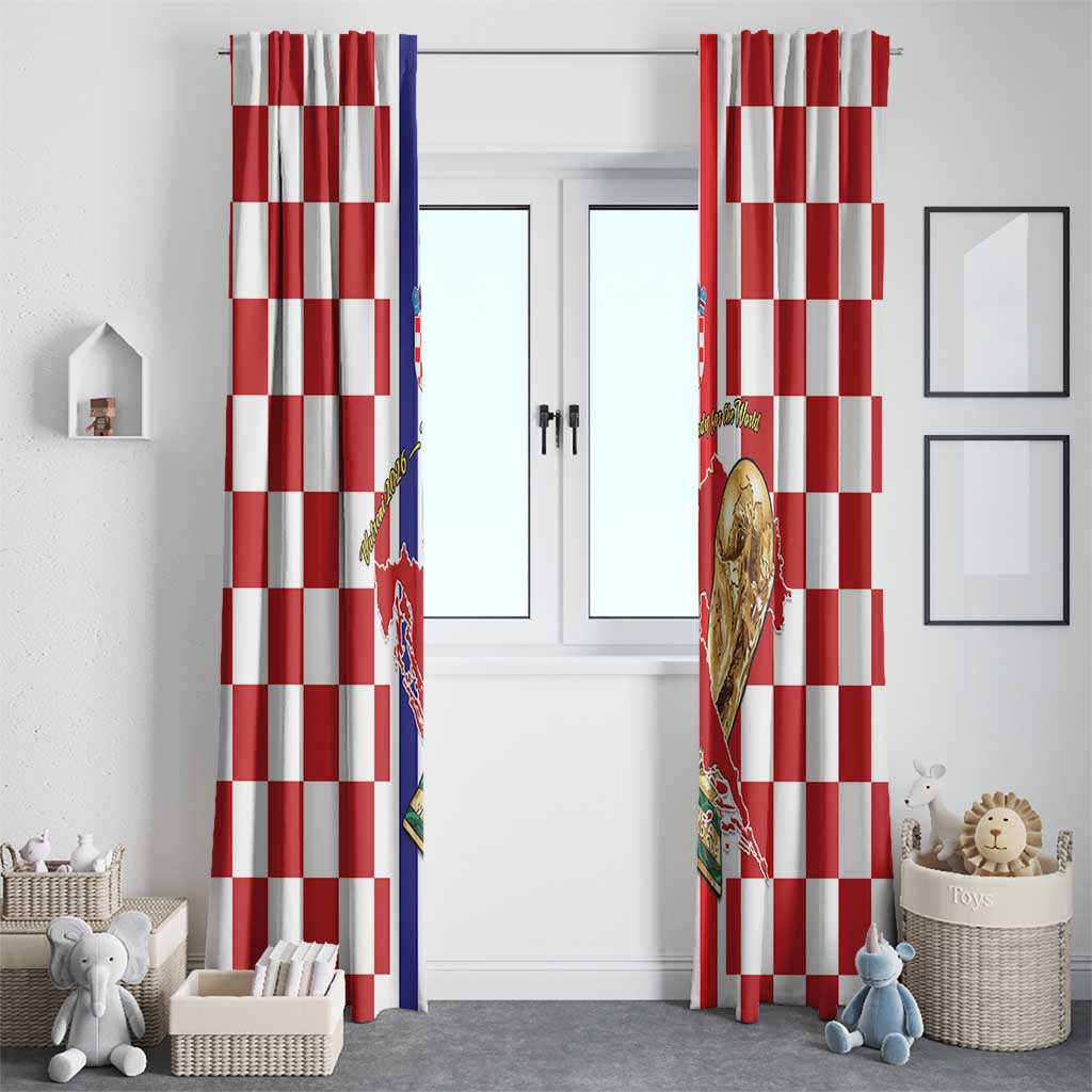 Croatia Football Window Curtain Vatreni 2026 Ready For The World - Wonder Print Shop
