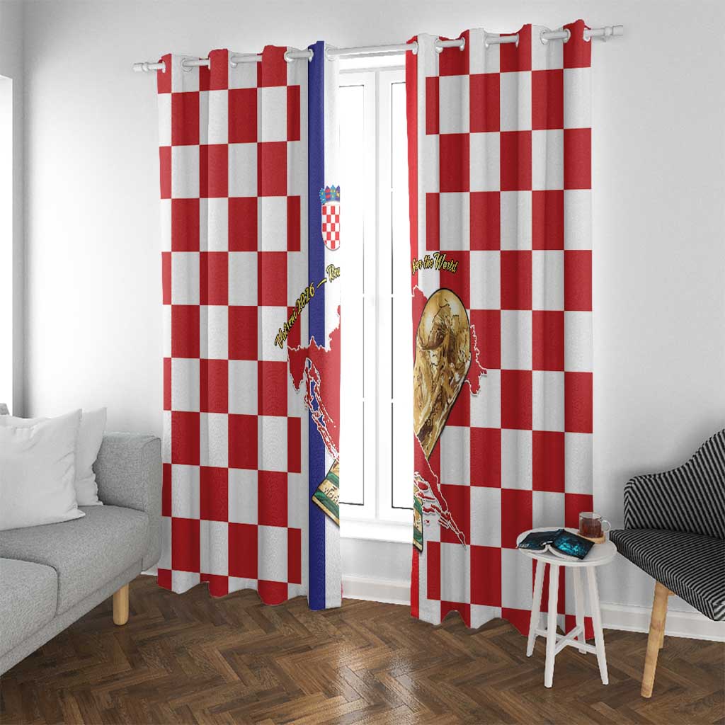 Croatia Football Window Curtain Vatreni 2026 Ready For The World - Wonder Print Shop