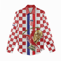 Custom Croatia Football Women Casual Shirt Vatreni 2026 Ready For The World - Wonder Print Shop