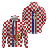 Custom Croatia Football Zip Hoodie Vatreni 2026 Ready For The World - Wonder Print Shop