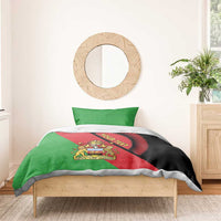 Personalised Malawi Bedding Set Coat Of Arms - Flag Style - Wonder Print Shop