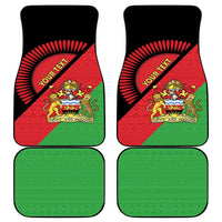 Personalised Malawi Car Mats Coat Of Arms - Flag Style - Wonder Print Shop