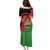 Personalised Malawi Family Matching Puletasi and Hawaiian Shirt Coat Of Arms - Flag Style