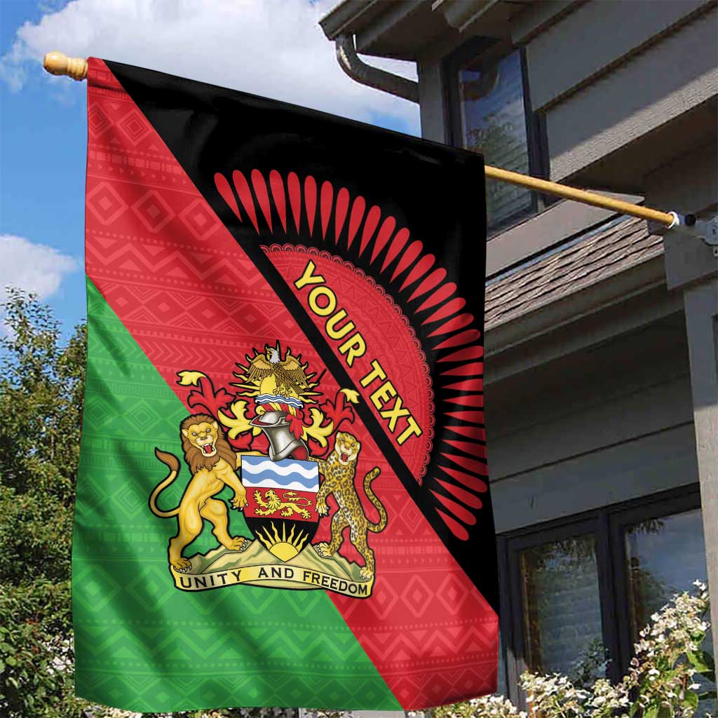 Personalised Malawi Garden Flag Coat Of Arms - Flag Style - Wonder Print Shop