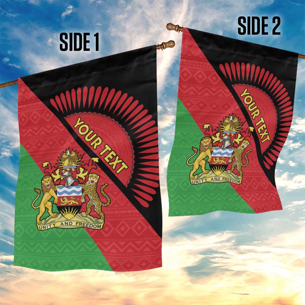 Personalised Malawi Garden Flag Coat Of Arms - Flag Style - Wonder Print Shop