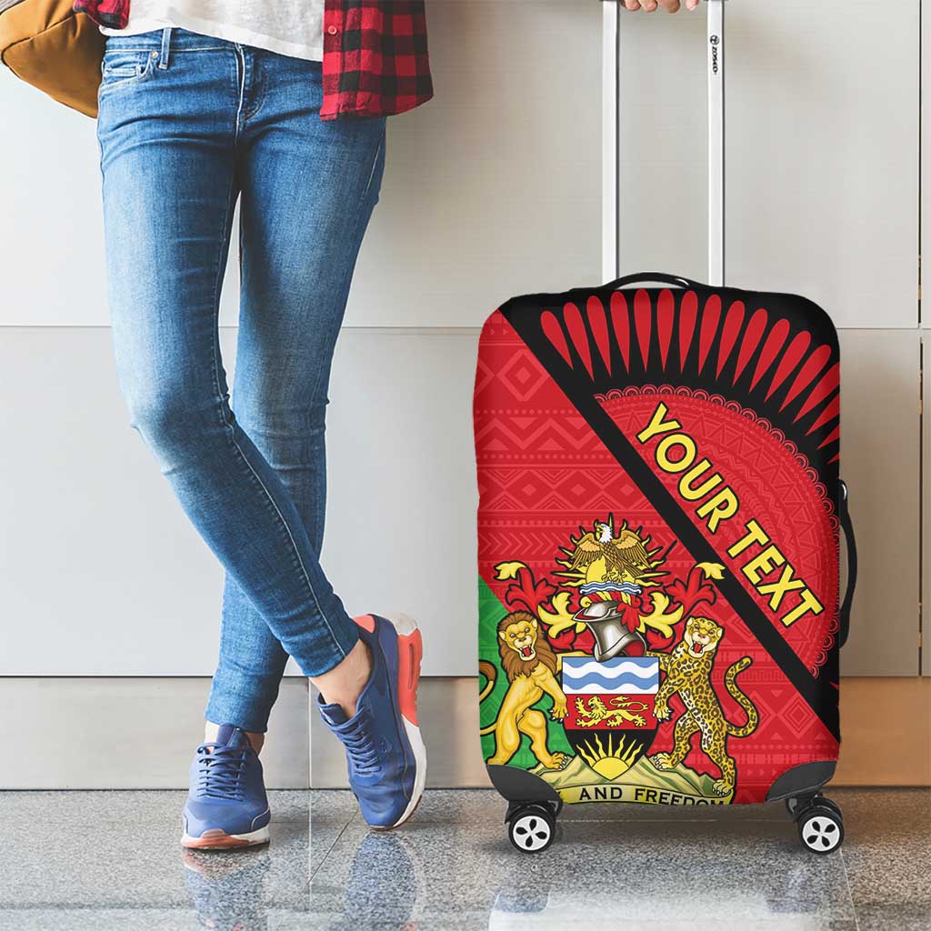 Personalised Malawi Luggage Cover Coat Of Arms - Flag Style - Wonder Print Shop