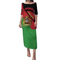 Personalised Malawi Puletasi Coat Of Arms - Flag Style - Wonder Print Shop