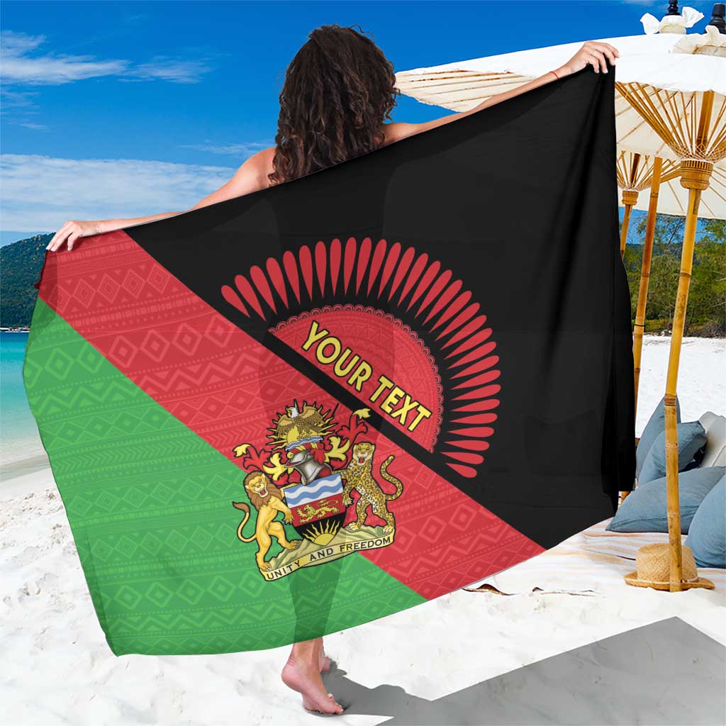 Personalised Malawi Sarong Coat Of Arms - Flag Style - Wonder Print Shop