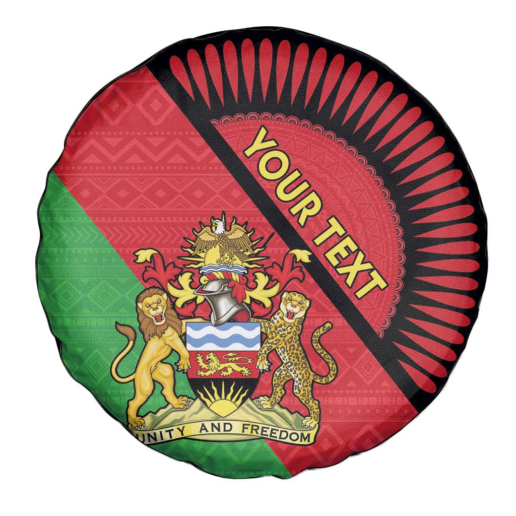 Personalised Malawi Spare Tire Cover Coat Of Arms - Flag Style - Wonder Print Shop