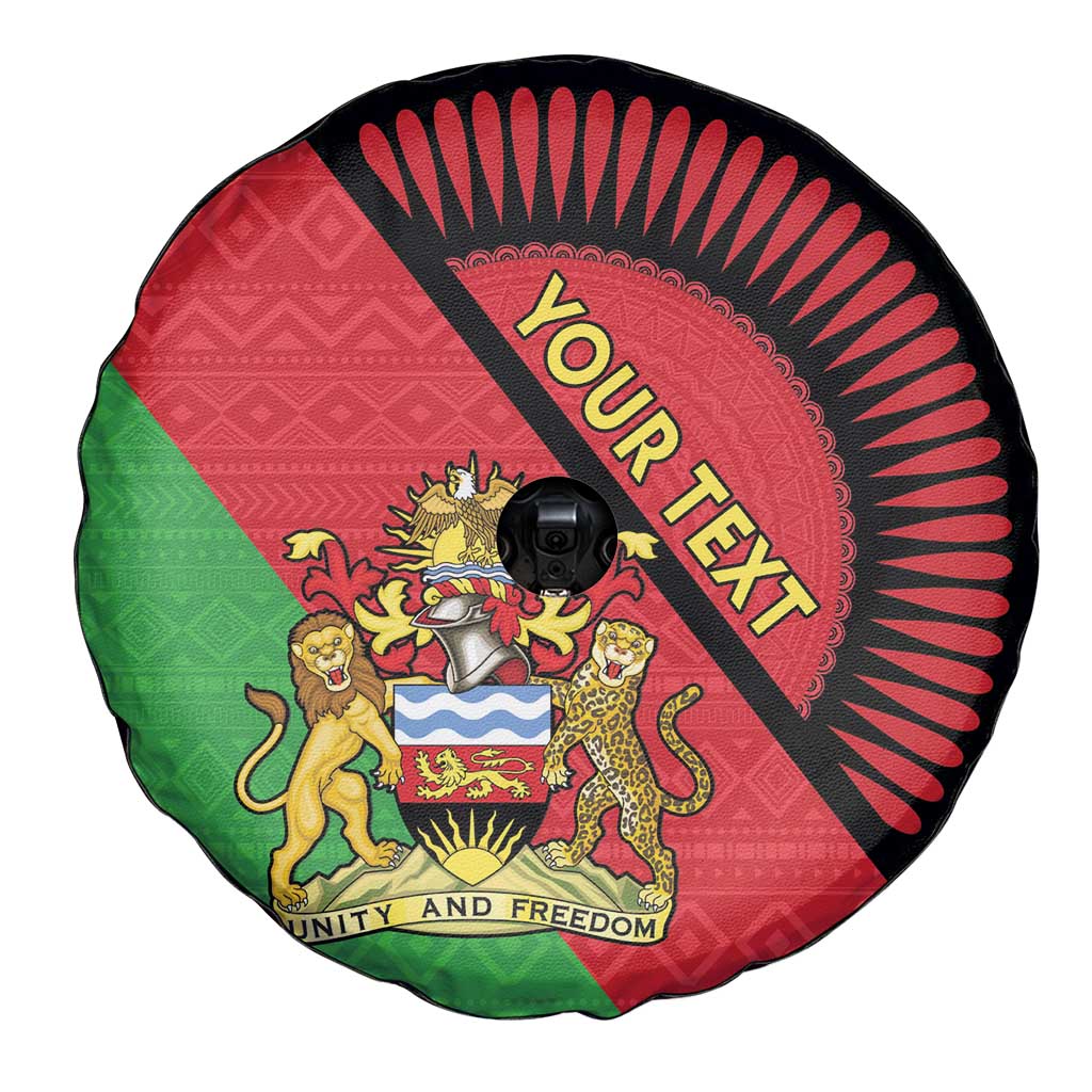 Personalised Malawi Spare Tire Cover Coat Of Arms - Flag Style - Wonder Print Shop